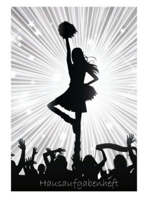 Hausaufgabenheft Cheerleader