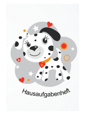 Hausaufgabenheft Dalmatiner
