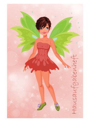 Hausaufgabenheft Fee