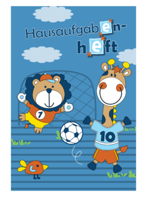 Hausaufgabenheft Fußball