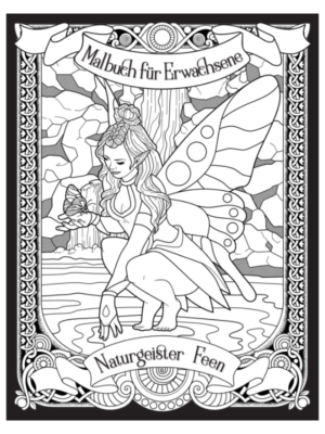 Cover Malbuch - Feen