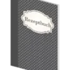 Rezeptbuch "gepunktet", grau