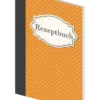 Rezeptbuch "gepunktet", orange