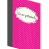 Rezeptbuch "gepunktet", pink