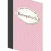 Rezeptbuch "gepunktet", rosa