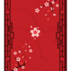 Notizbuch - Japanische Ornamente (Rot)