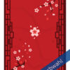 Notizbuch - Japanische Ornamente (Rot)