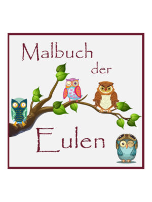 Malbuch Eulen