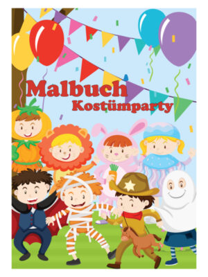 Malbuch Kostümparty